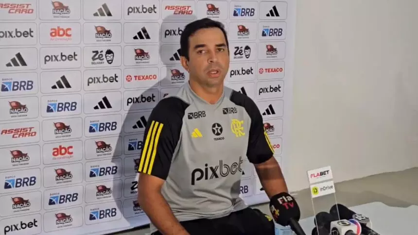 Cléber dos Santos durante os treinos