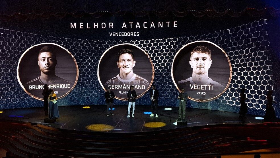 Vegetti vence prêmio de melhor atacante do Carioca com Cano e Bruno Henrique