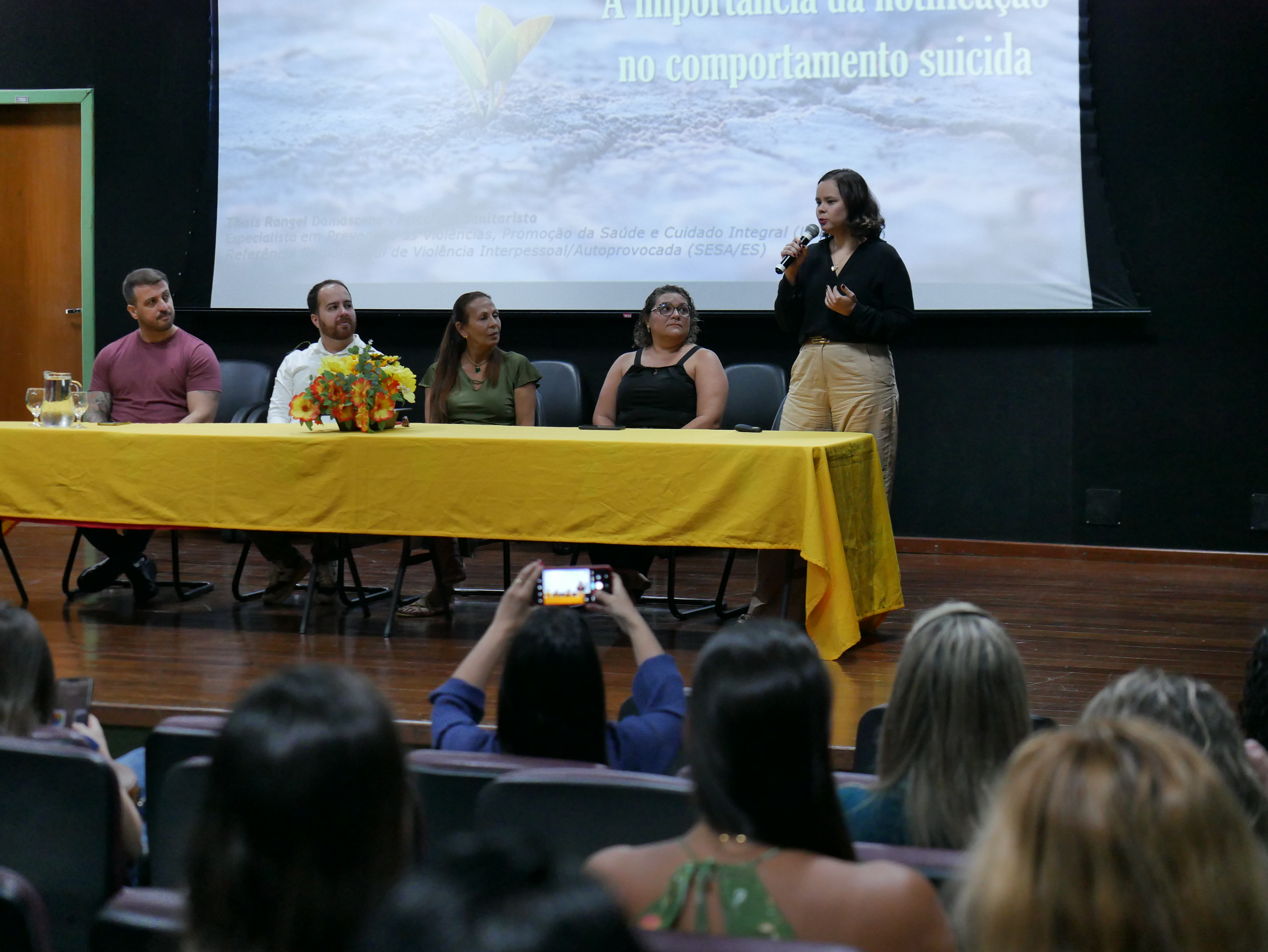 Imagem do evento sobre notificação compulsória