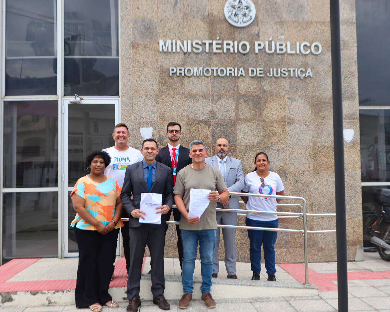 Assinatura do plano de ação