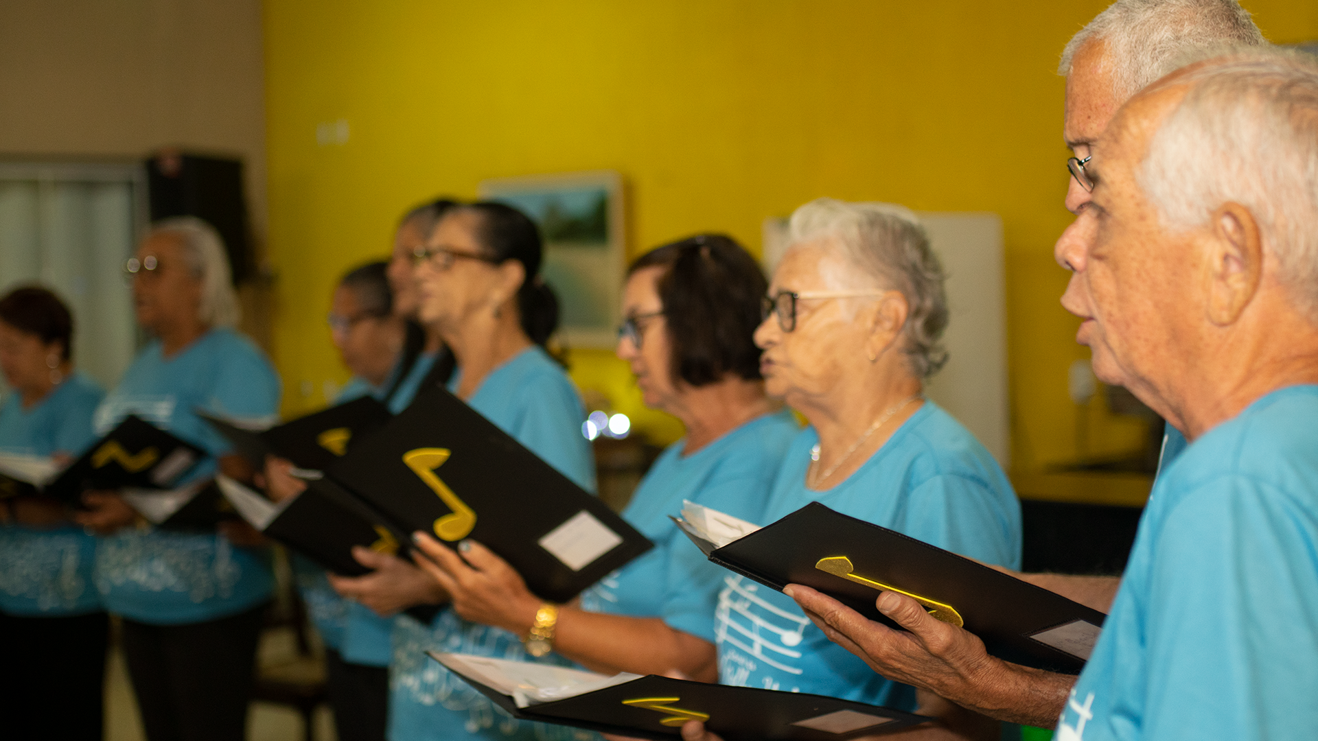 Participantes da cerimônia